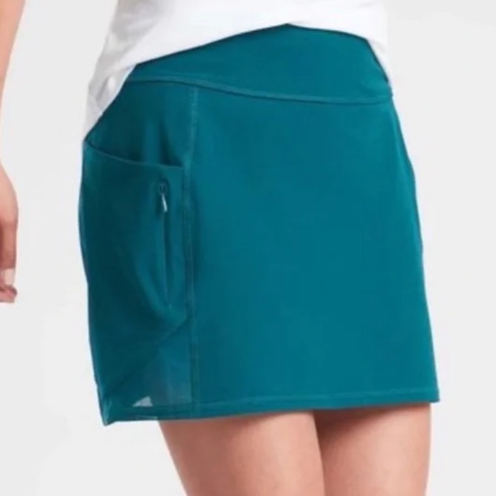 Athleta teal tennis athletic skirt